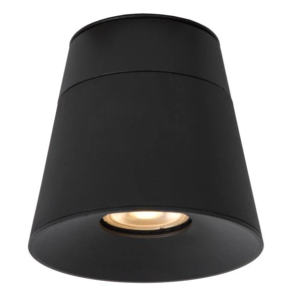 Lucide TRIGONO - Spot plafond - Ø 10,5 cm - 1xGU10 - Noir - détail 1